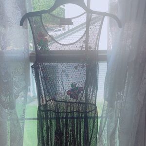 Sheer Urban Outfitters Sequin Dress in Medium.